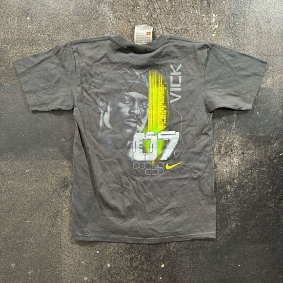 2000s Nike Micheal Vick Short Sleeve Kids T-Shirt Size Large NWT Streetwear - Picture 1 of 9